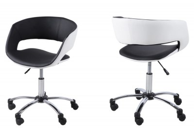 Dizajnová kancelárska stolička Natania, biela